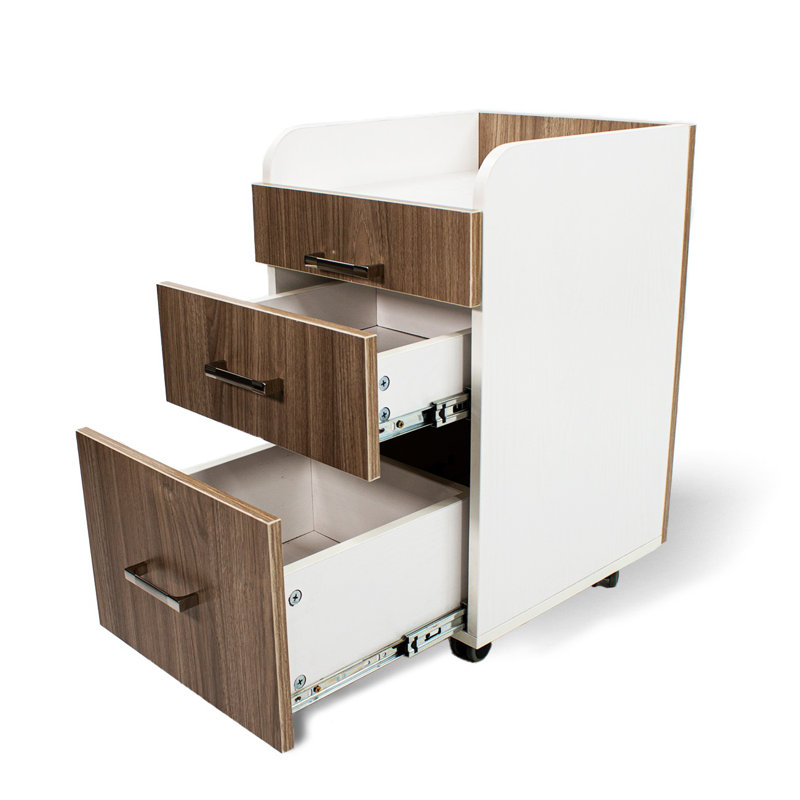 Commode à 2 tiroirs, Brun