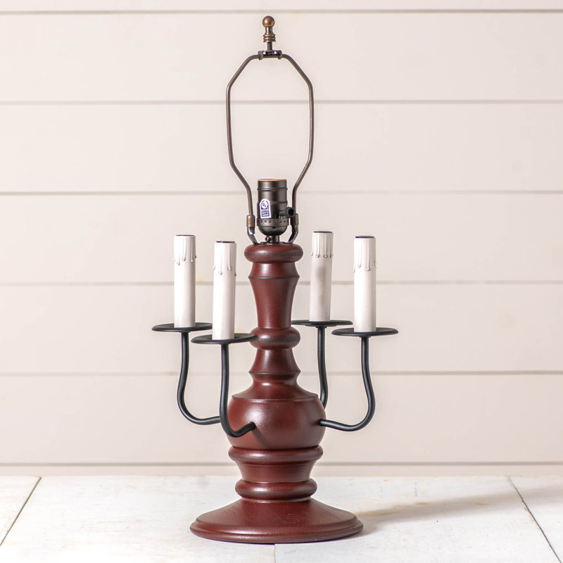 Lampe sur pied en céramique Arza, Rouge