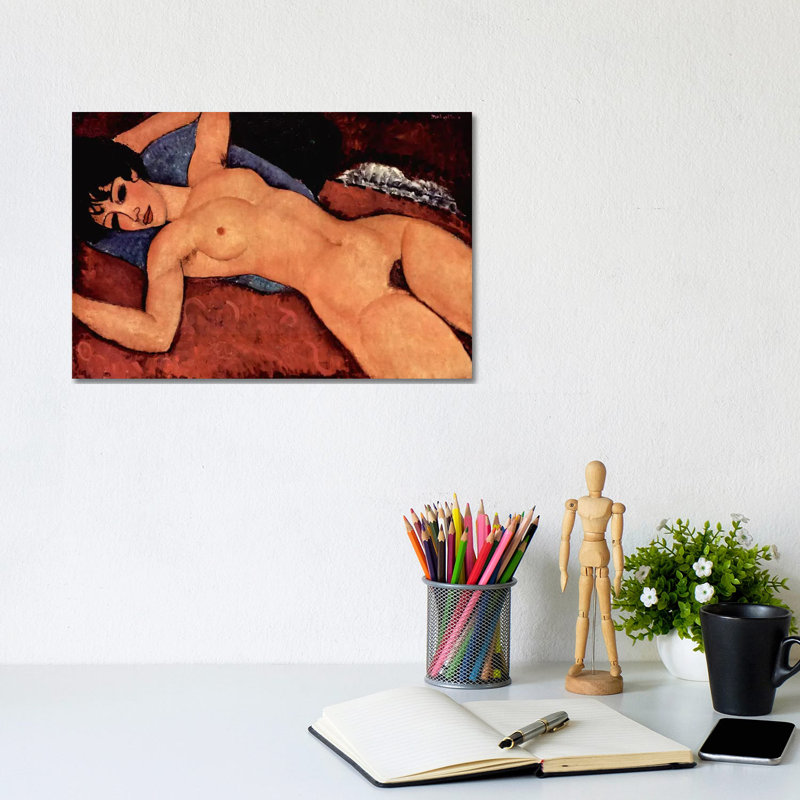 Nudo Sdraiato by Amedeo Modigliani - Wrapped Canvas Gallery-Wrapped Canvas Giclée, 20.32 cm H x 30.48 cm W
