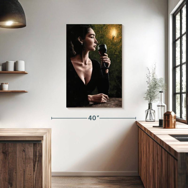 Leisha Quiet Confidence, 39" H x 26" W