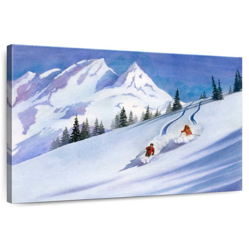 Ski rétro Sireci, H 34 po x l 51 po