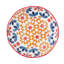 Ensemble de bols en porcelaine à motif floral 5 pièces Lorren Home Trends, 1 grand bol de 10 po et 4 petits bols de 8,25 po