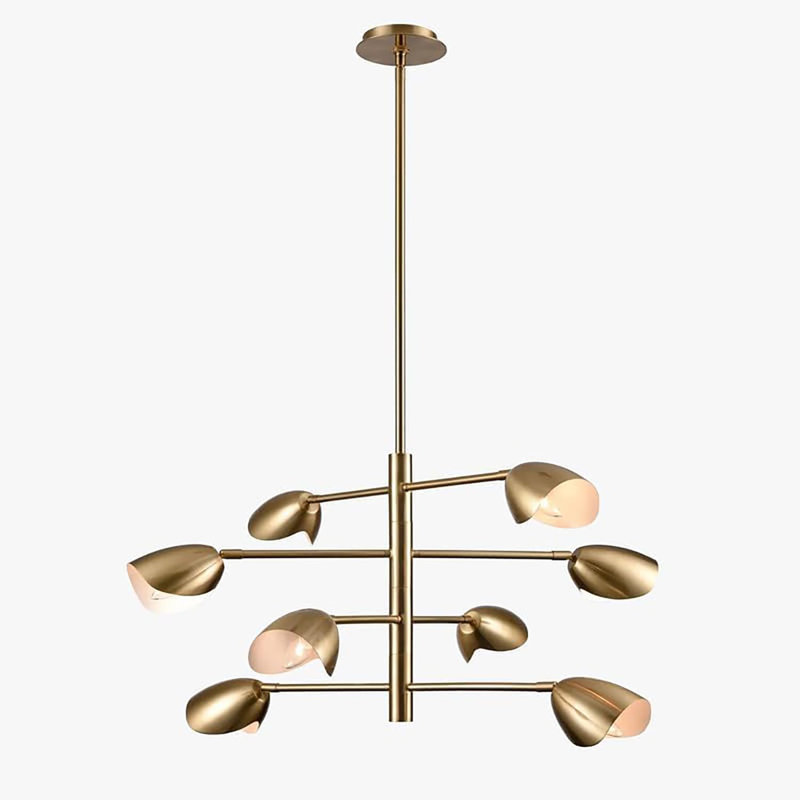 Lustre traditionnel 8 lumières (ampoule non incluse)