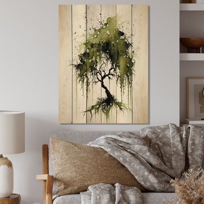 Spanish Moss Green Tree " Spanish Moss Green Tree "