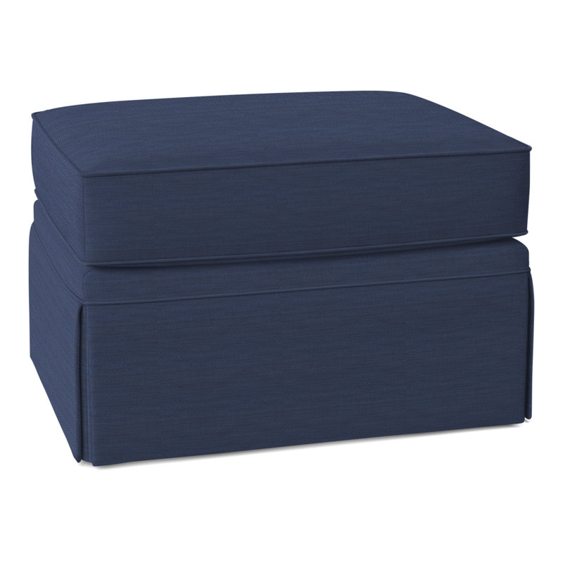 Savannah Ottoman, Perigold Ishi Blue Jean