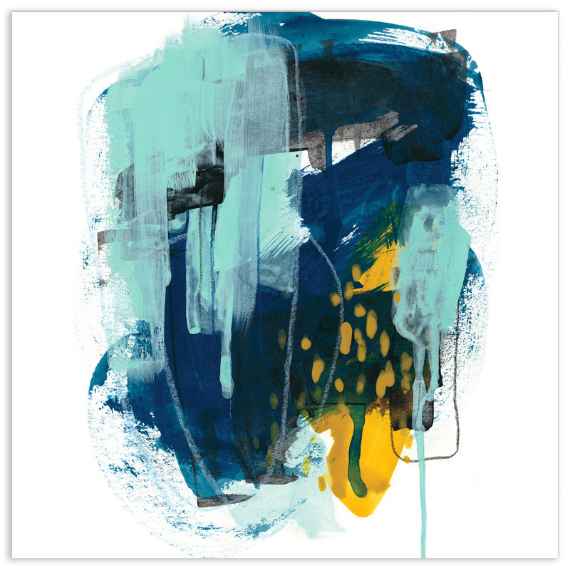 'Intuitive Motion I' Print on Glass