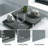 2-Pack Diatomaceous Stone Dish Drying Mat, Multi-Purpose Stone Drying Mat For Kitchen Counter-106018917