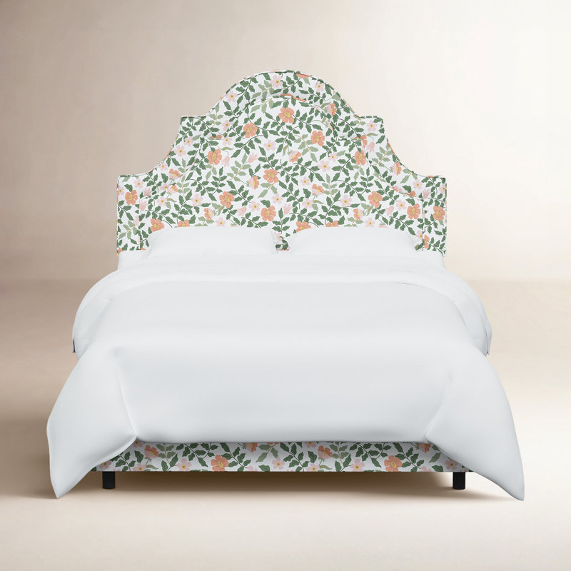 Rifle Paper Co. x Cloth & Company Marion Bed, Rpc Primrose Blush & Cream Linen, Full/Double