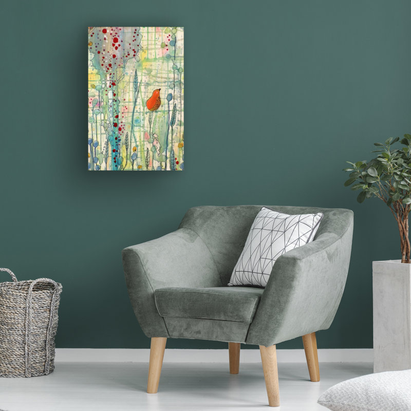Art sur toile, bolognaise, Sylvie Demers Grandir, H 19 po x l 12 po