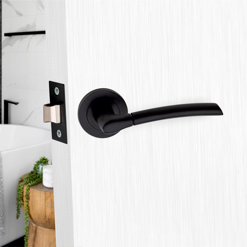 4 Pairs Indiana Design Classic Door Handles, Classic with Spindle and Fixings, Latch, Lockable