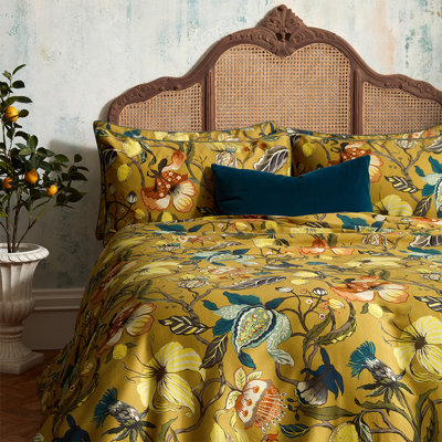 Cotton Floral Duvet Cover Set with Pillowcases