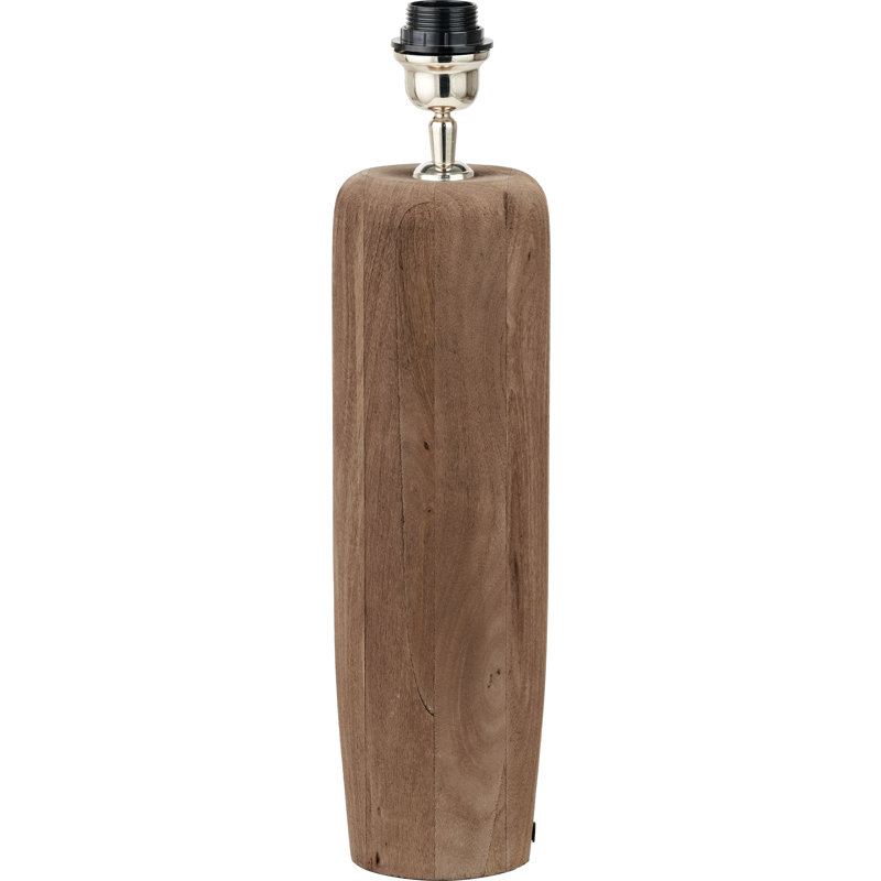 Wood Lamp Base Lamp, 49cm H x 12cm W x 12cm D
