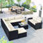 Ensemble de conversation modulaire 9 pièces avec coussins 9 pièces-1161282622-1161282621