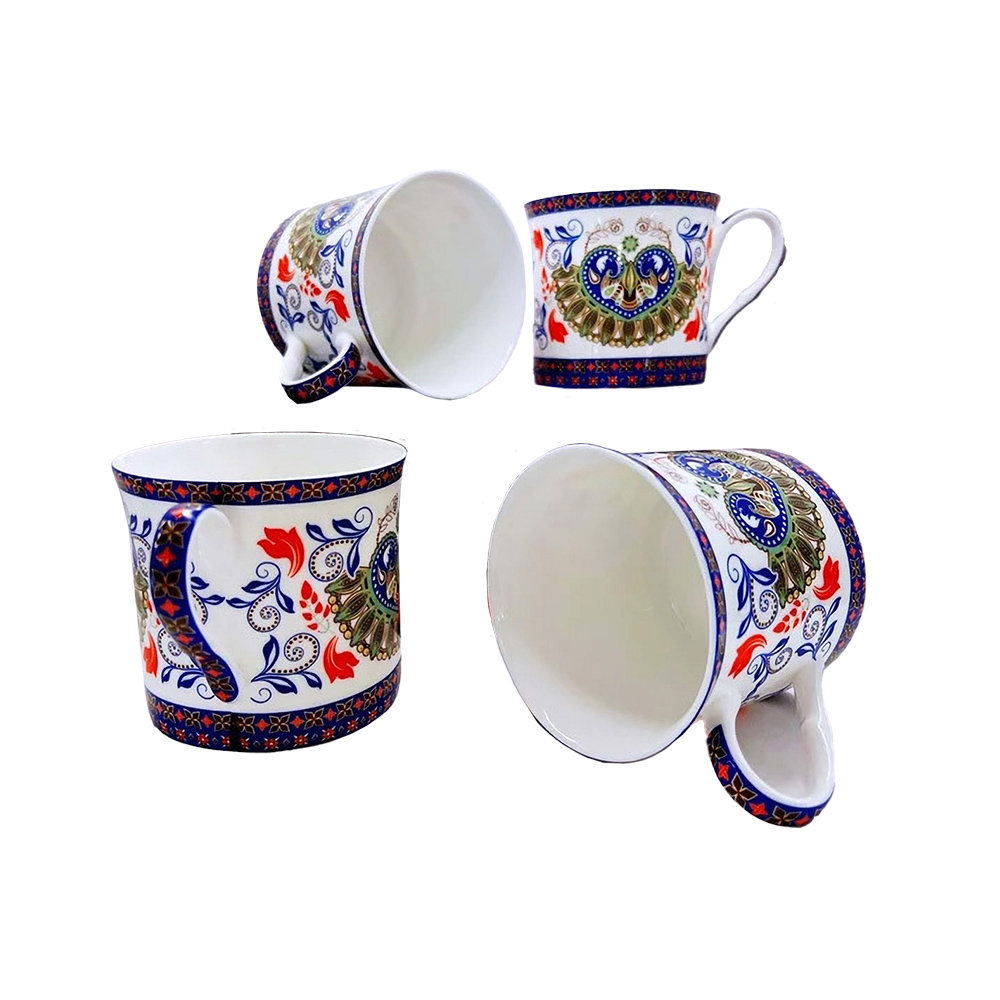 OLD IMARI Large Fine Bone China Set Of 4 Cups