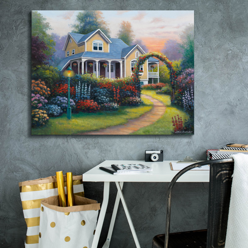 " Delightful Glow " by John Zaccheo, 26" H x 34" W x 1.5" D