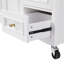 Îlot de cuisine de 52 po avec abattant, îlot de cuisine à texture en relief sur roulettes avec support à épices, porte-serviettes, 2 portes et 5 tiroirs, chariot de rangement de cuisine avec tablette réglable pour la cuisine-940384909