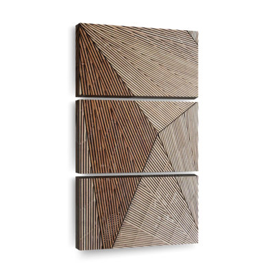 Architecture, structure en bois, 3 pièces