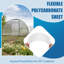 6 feuilles de polycarbonate à double paroi 5 pi x 2 pi x 0,16 po, panneaux de serre protégés contre les rayons UV, feuilles de toiture incassables et isolées pour serre, abri de jardin et projets de bricolage