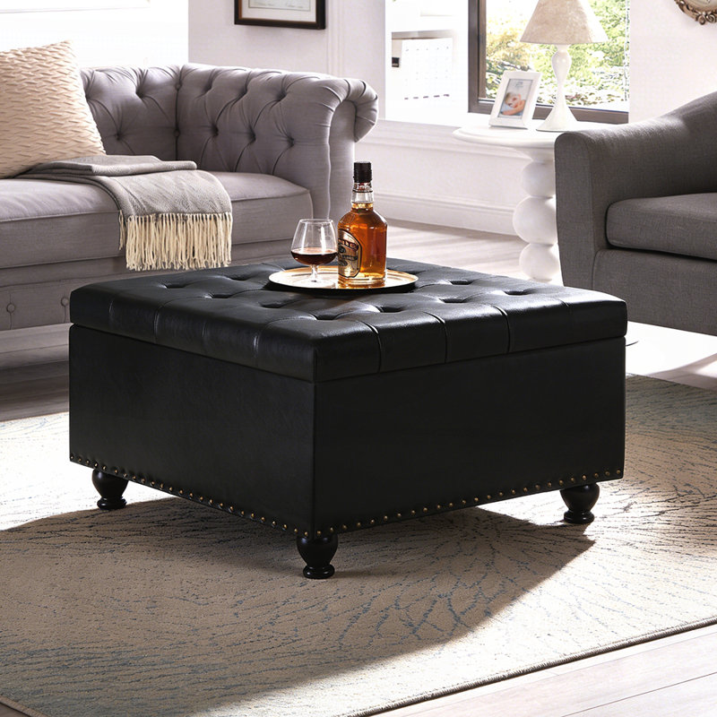 Repose-pieds de rangement polyvalent avec un design élégant pour différentes pièces