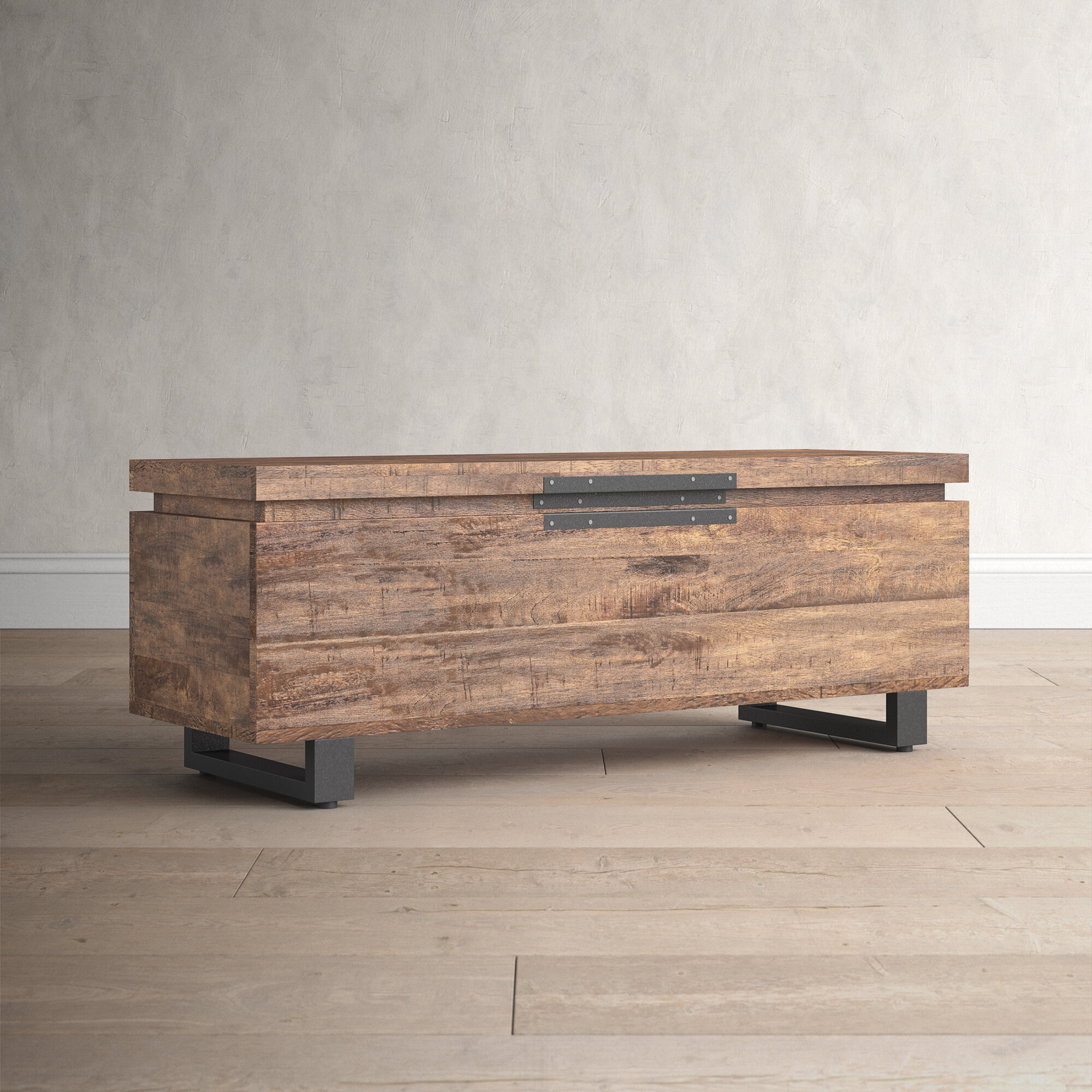 Wood Storage Trunk Coffee Table - Foter