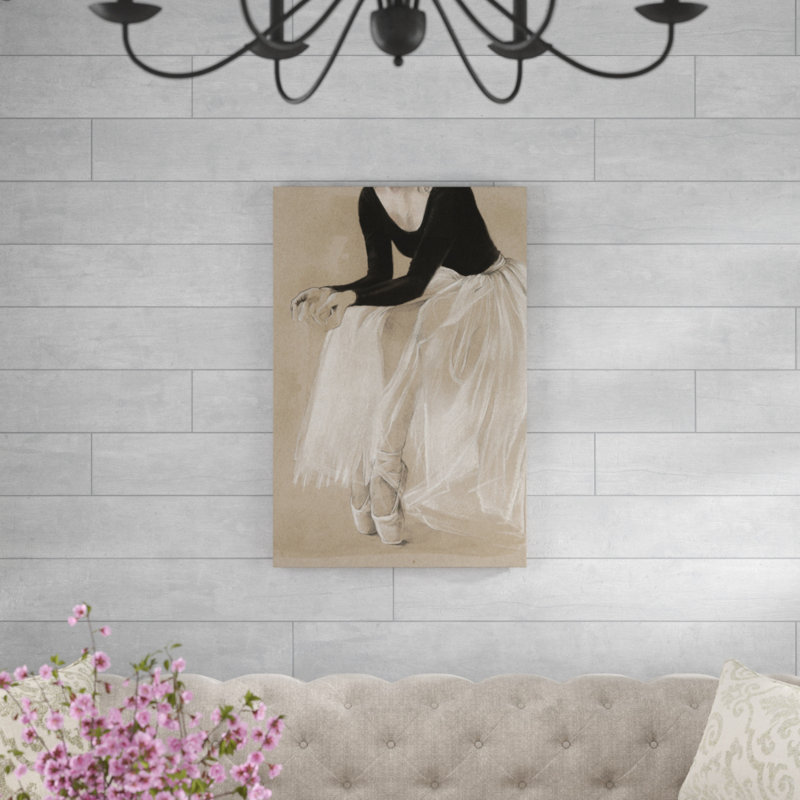 Ballet Study I by Jennifer Paxton Parker - Painting, 30cm H x 20cm W, Wrapped Canvas