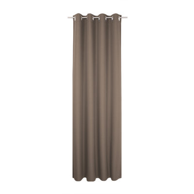 Kyrstan Synthetic Eyelet Single Curtain Panel, blackout