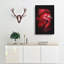Petals of Red Flower - Wrapped Canvas-56634602