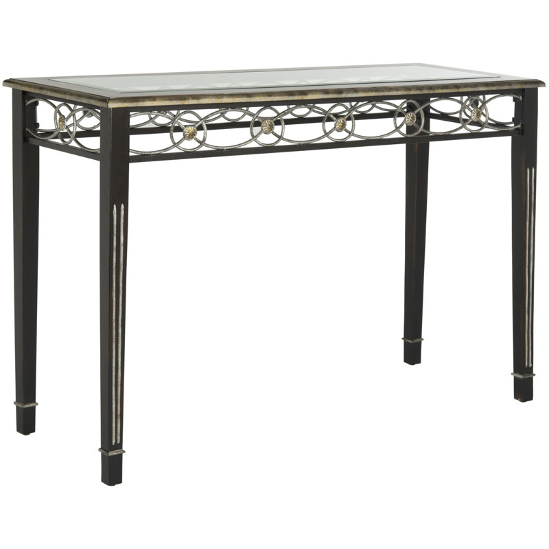 47.5'' Glass Top Console Table