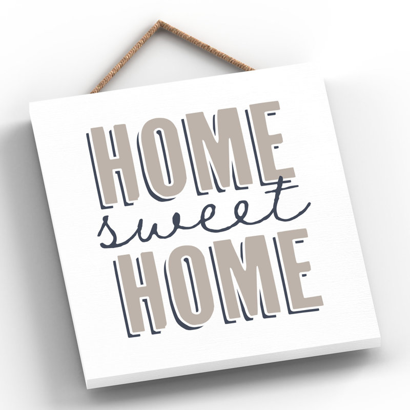 Vivid Squid Wholesale Home Sweet Home - No Frame Print on Wood