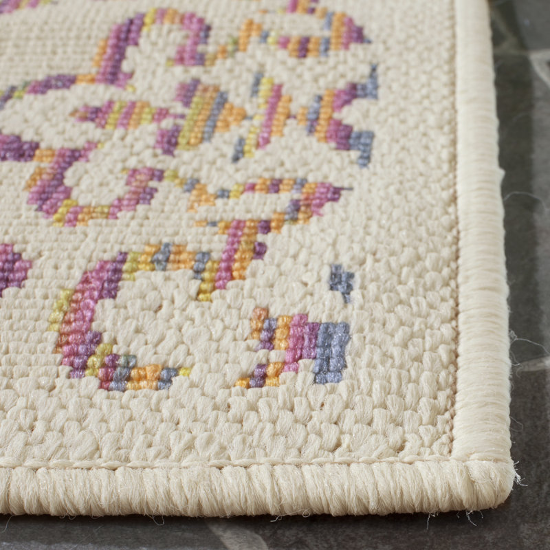 Leeds Hooked Indoor/Outdoor Natural Rug, Rectangle 122 x 170 cm