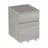 Grey Rolling Two Drawer Vertical Filing Cabinet With Secure Lock And Storage For Home Office