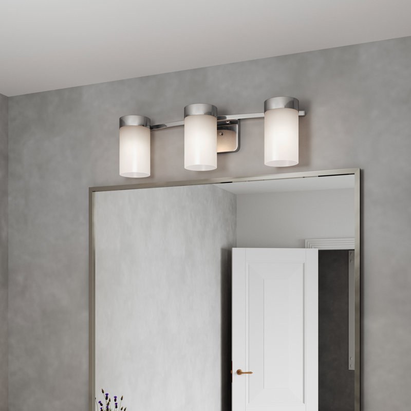 Éclairage de meuble-lavabo à intensité variable Gioele, 3, Chrome