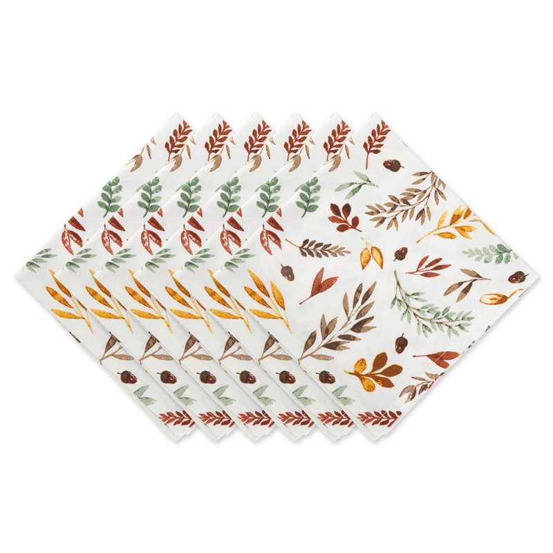 Alcova Cotton Floral Square Napkin