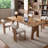 Brown Rectangular Solid Wood desk-602742290