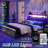 Tryston LED Bed Frame with Drawers and Charging Station-1925215926-1925215925