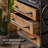 Industrial style iron storage cabinet bookcase