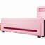 Lit plateforme tapissier avec tiroir, DEL et USB-124851110-124851112