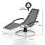Chaise longue inclinable pour la piscine extérieure