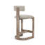 Brooklyn Upholstered Stool with Solid Wood Frame-70809197