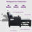 Faux Leather Convertible Chair 3-In-1 Pull Out Sleeper Futon Chair Beds With Usb-1157578033