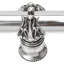 Acanthus 12 inches c.c. with 5/8 smooth center long pull Romanesque style with center brace in Antique Brass-702862818-702862817