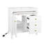 Meuble-lavabo de style médiéval avec verre à motif et bande lumineuse à détecteur de mouvement-362825400