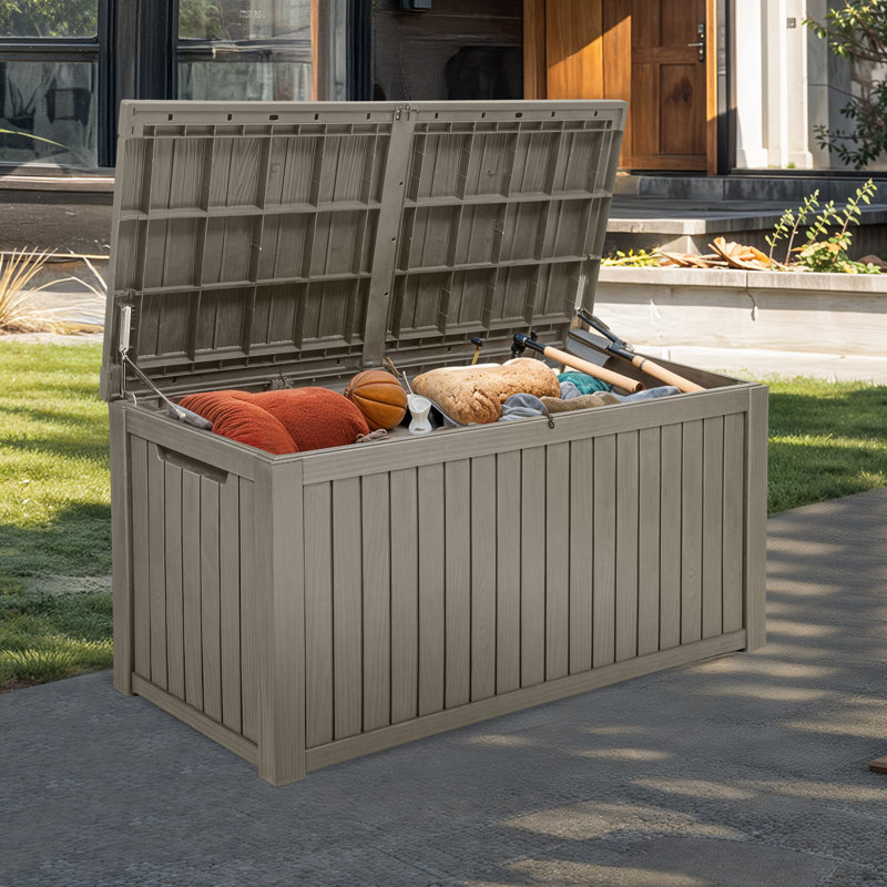 Boîte de rangement en résine résistante à l'eau Balconera 180 gallons