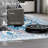 6x9 Area Rug Vintage Theme, Blue Washable Non-slip For Living Room, Bedroom, Bathroom 6x9, Office-857931378