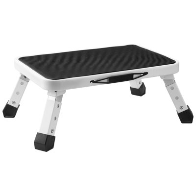 Aadyant 1 - Step Steel Lightweight Folding Small Step Ladder