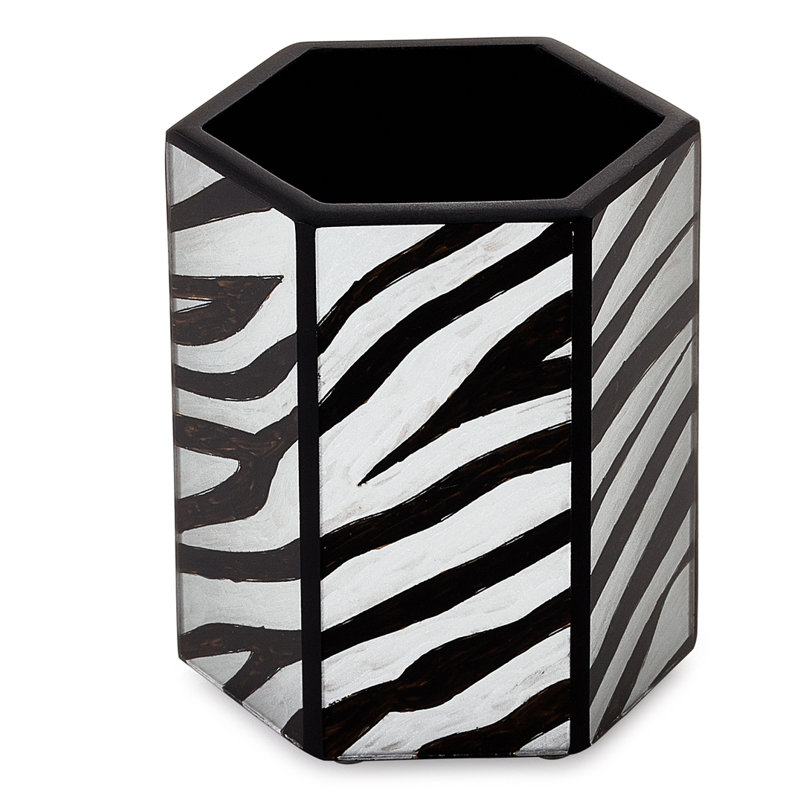 Zebra Toothbrush Holder