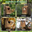 Boîte de nidification en bois Owl Haven
