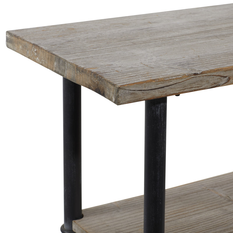 Bullock 48'' Solid Wood Top Console Table