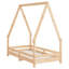Kids Bed Frame Solid Wood Pine-376840380