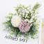 Fleurs artificielles pour la décoration, fleurs simulées 12 pièces bouquet de mariage artificiel hortensia rose décoration de la maison accessoires de fleurs simulées-832765666